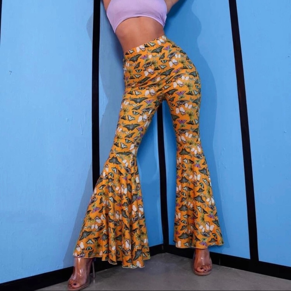 Butterfly Flared Pants